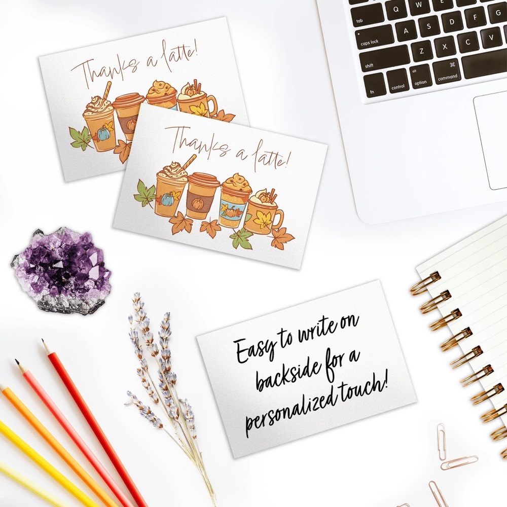 Thanks a Latte 4x6 Insert Cards Pack of 50 - Picture 7 of 7